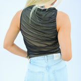 No Holding Back Top, Black