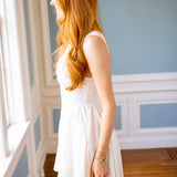 Can't Help It Mini Dress, Champagne Sugar Combo
