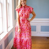 Mirabella Dress, Imperial Garden Peony/Gold