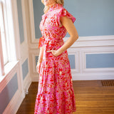 Mirabella Dress, Imperial Garden Peony/Gold