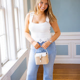 Right Where I Belong Top, White