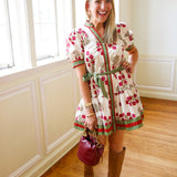 As It Happens Mini Dress, Ecru