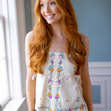 Doily Days Tube Top, Cream Combo