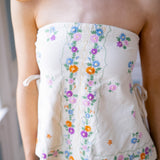 Doily Days Tube Top, Cream Combo