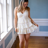 Ruffle Mini Skirt, Lemon Spritz