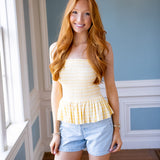 Sundance Tank, Dandelion Combo/Gingham