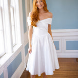 Chic Intentions Midi Dress, White