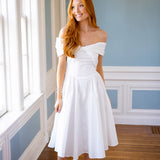 Chic Intentions Midi Dress, White