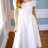 Chic Intentions Midi Dress, White