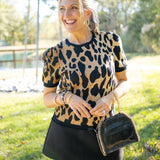 Crewneck Knit, Lady Leopard