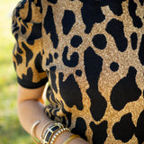 Crewneck Knit, Lady Leopard