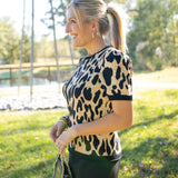Crewneck Knit, Lady Leopard
