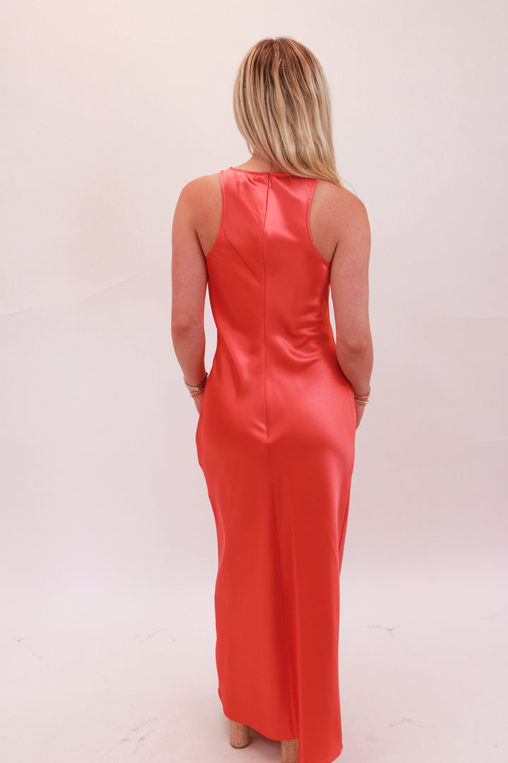 Diane Dress, Sugar Coral