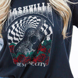 Nashville Short Sleeve Tee, Black