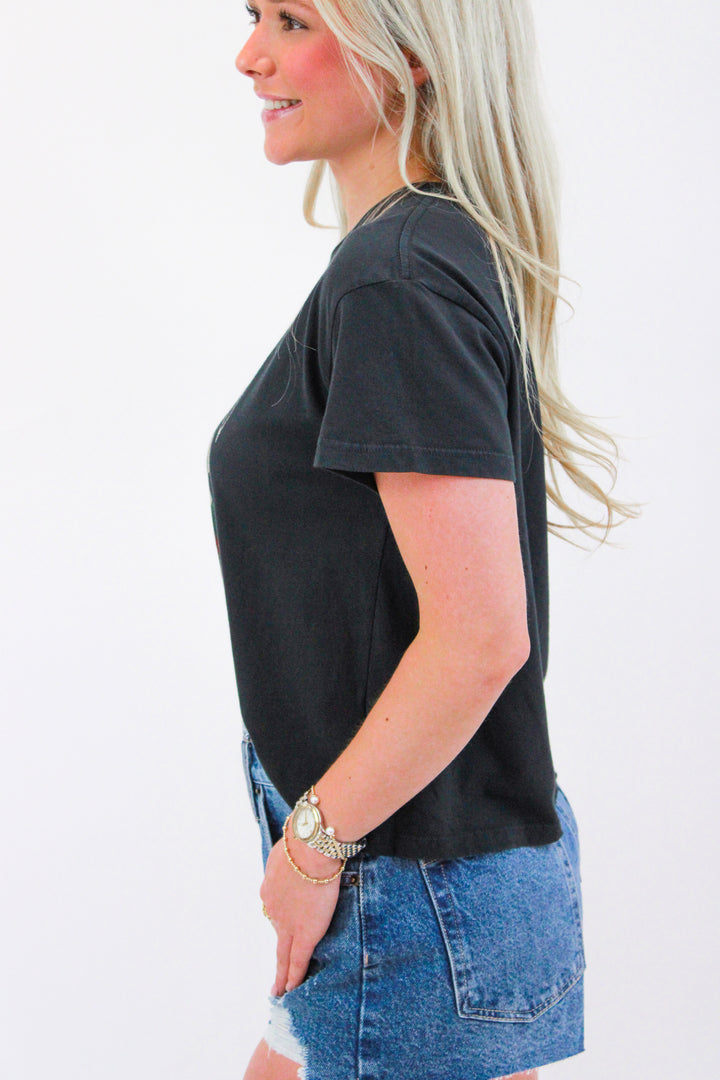 Nashville Short Sleeve Tee, Black