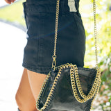 Gallivanting Peekaboo Skort, Black