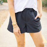 Nila Mid-Rise Short 3.5", Black