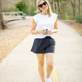 Nila Mid-Rise Short 3.5", Black