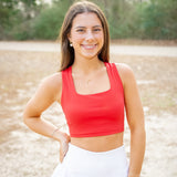 Win Win Sports Bra, Grapefruit