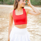 Win Win Sports Bra, Grapefruit