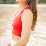 Win Win Sports Bra, Grapefruit