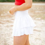 Field Day Skort, White