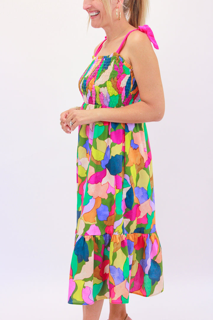 Favorite Day Midi Dress, Multi
