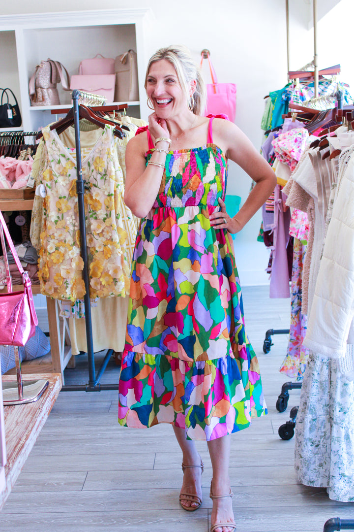Favorite Day Midi Dress, Multi