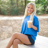 Tackle Tee, Light Cobalt