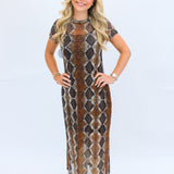 Nola Dress, Bronze