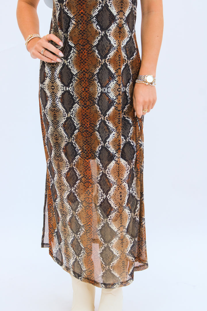Nola Dress, Bronze