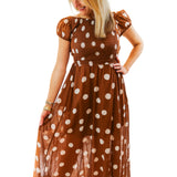 Ultra Violet Maxi Dress, Oak Combo