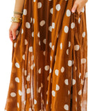 Ultra Violet Maxi Dress, Oak Combo