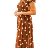 Ultra Violet Maxi Dress, Oak Combo