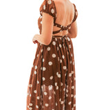 Ultra Violet Maxi Dress, Oak Combo