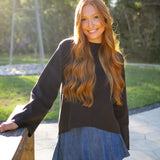 City Glow Sweater, Black