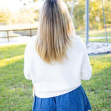 Asima Sweater, Cream