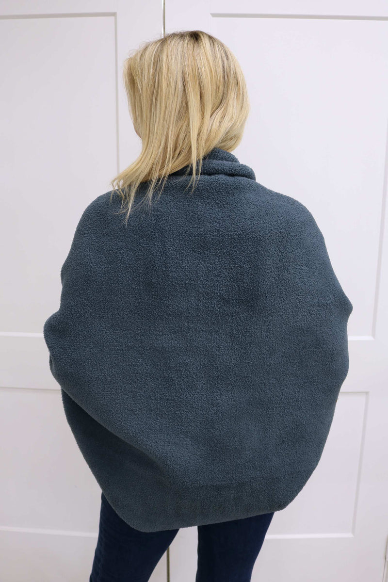 CozyChic Blanket Wrap, Smokey Blue
