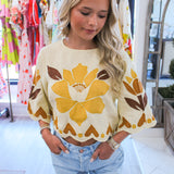 Summer Cutwork Sand Blouse, Sand