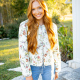 Keepsake Quilt Coat, Ecru