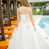 Weekend Light Midi Dress, Off White/Almond