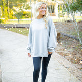 Palm Springs Pullover, Heather Grey