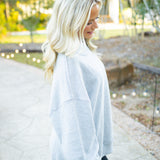 Palm Springs Pullover, Heather Grey