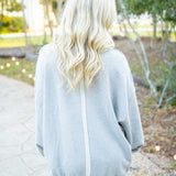 Palm Springs Pullover, Heather Grey