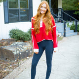 Mountain High Half Zip Fleece, WInterberry Combo