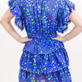 Strawberry Soiree Dress, Blue