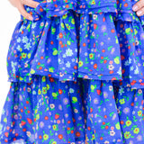 Strawberry Soiree Dress, Blue