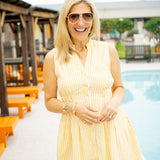 Squeeze the Day Mini Dress, Lemon