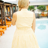 Squeeze the Day Mini Dress, Lemon