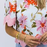 Crushin' Season Top, Cream